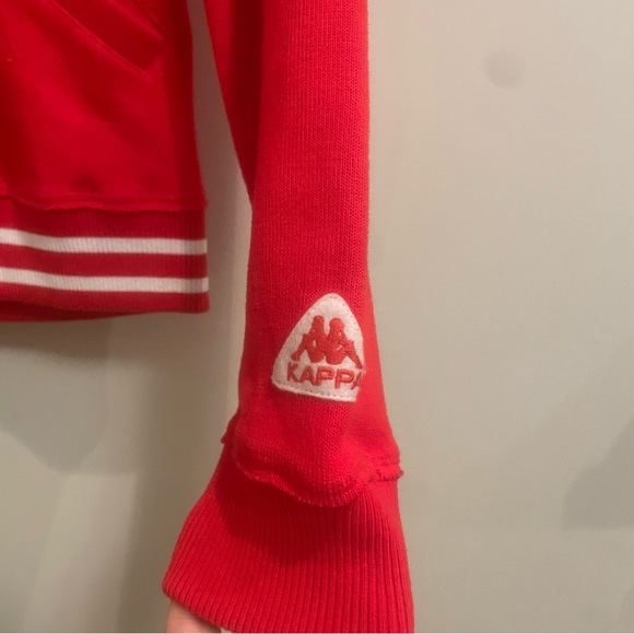 Vintage Kappa Red Letterman Style Snap Up Jacket - Picture 4 of 5